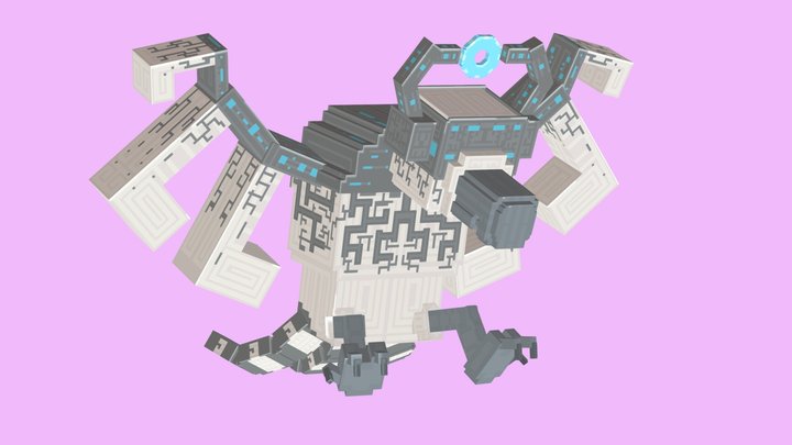 Celesteal Beast 3D Model