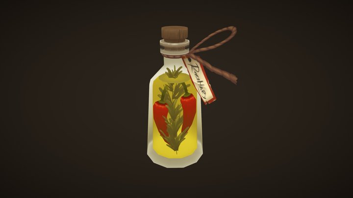 Olive Oil 3D Model