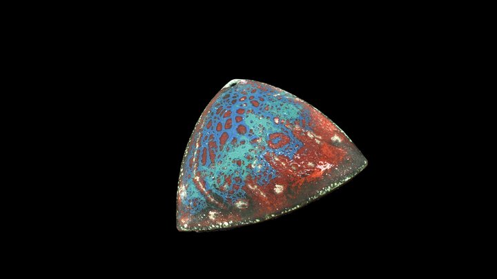 Glass Enamel Pendant 3D Model