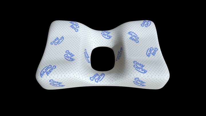Cozy Curvy - The Restorative Pillow 3D Model