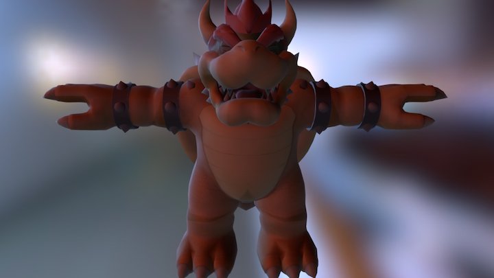 bowser smash for wii u – Kostenloses 3D-Modell STL