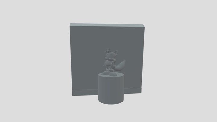 Tails Nintendo Switch Holder 3D Model