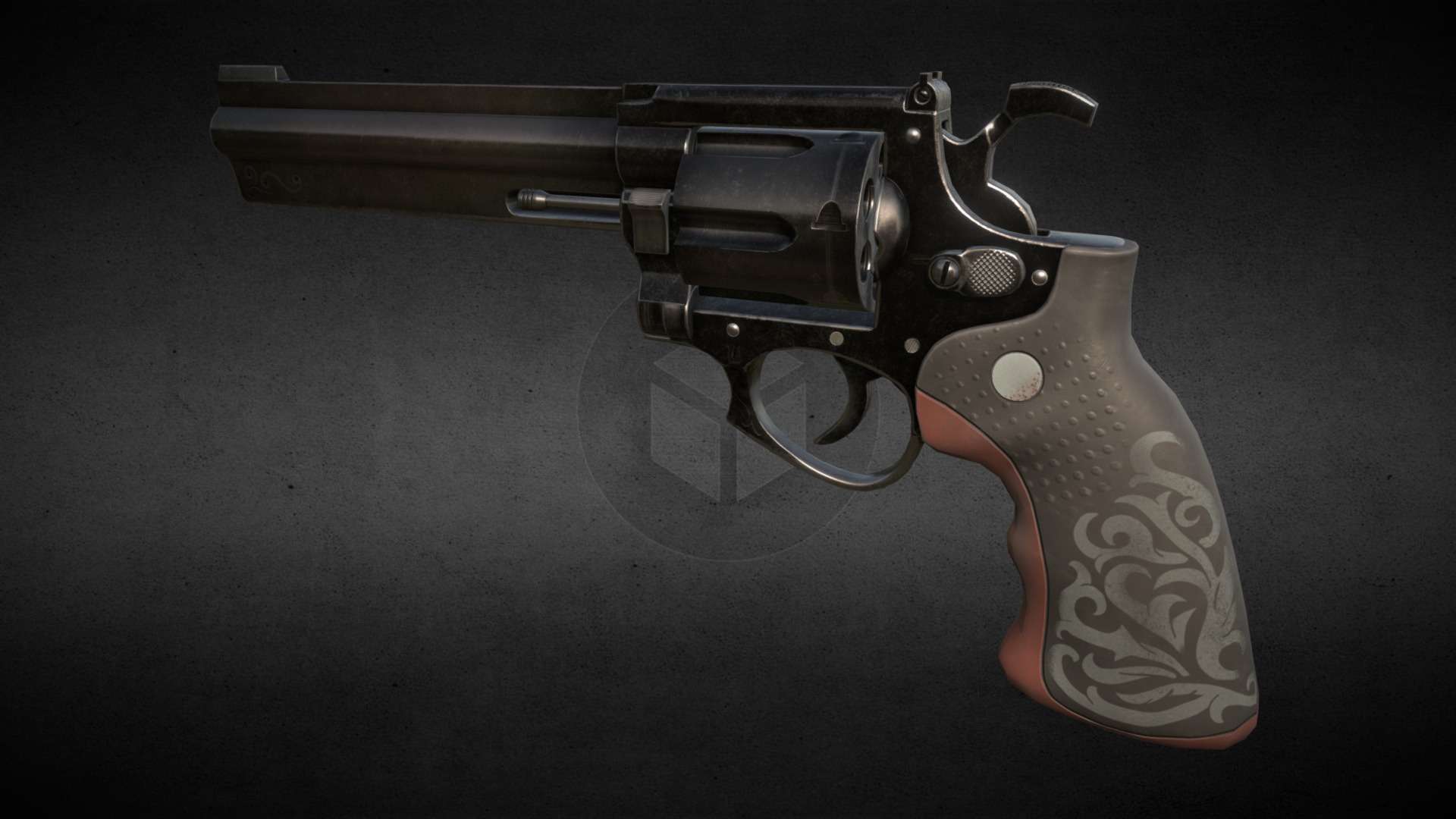 Sheriff_Gun_v05 - 3D model by leonik88 [dfd4cab] - Sketchfab