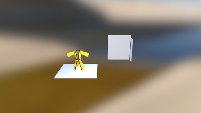 道袍 3D Model
