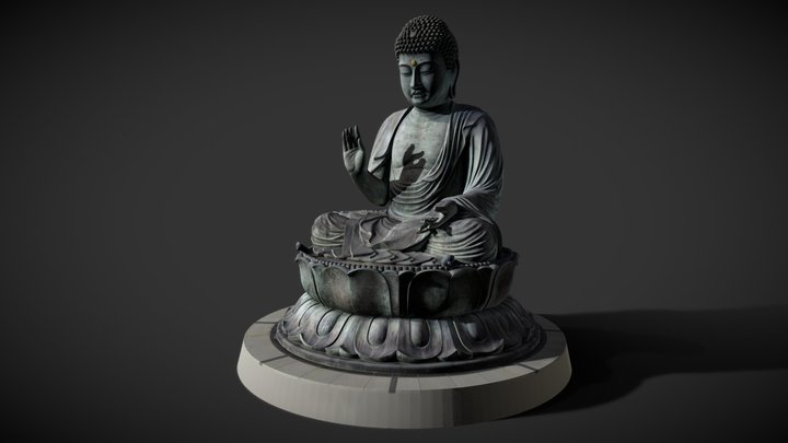 善生寺 大仏 | Zensho-ji Great Buddha 3D Model