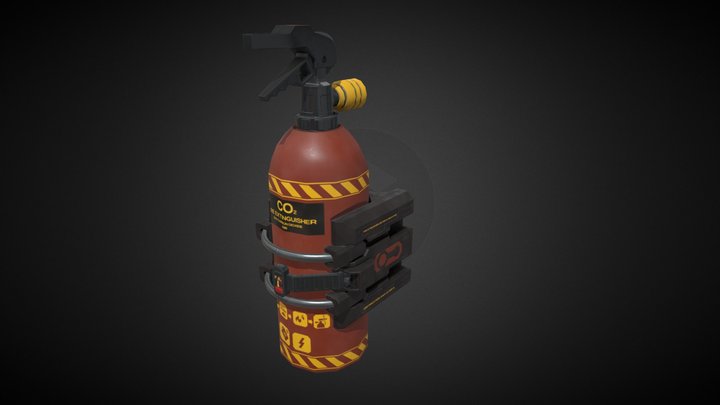 Extinguisher 3D Model
