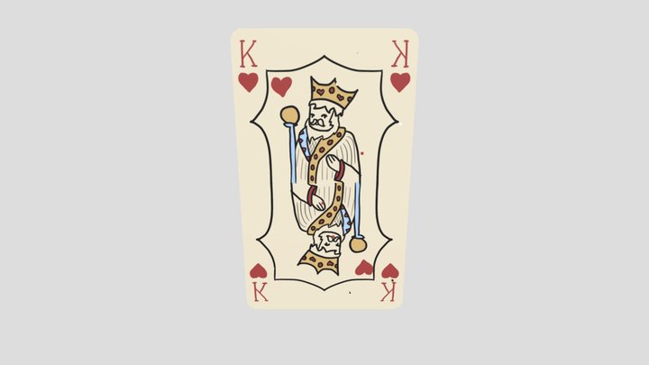 Playing Card 3D Model