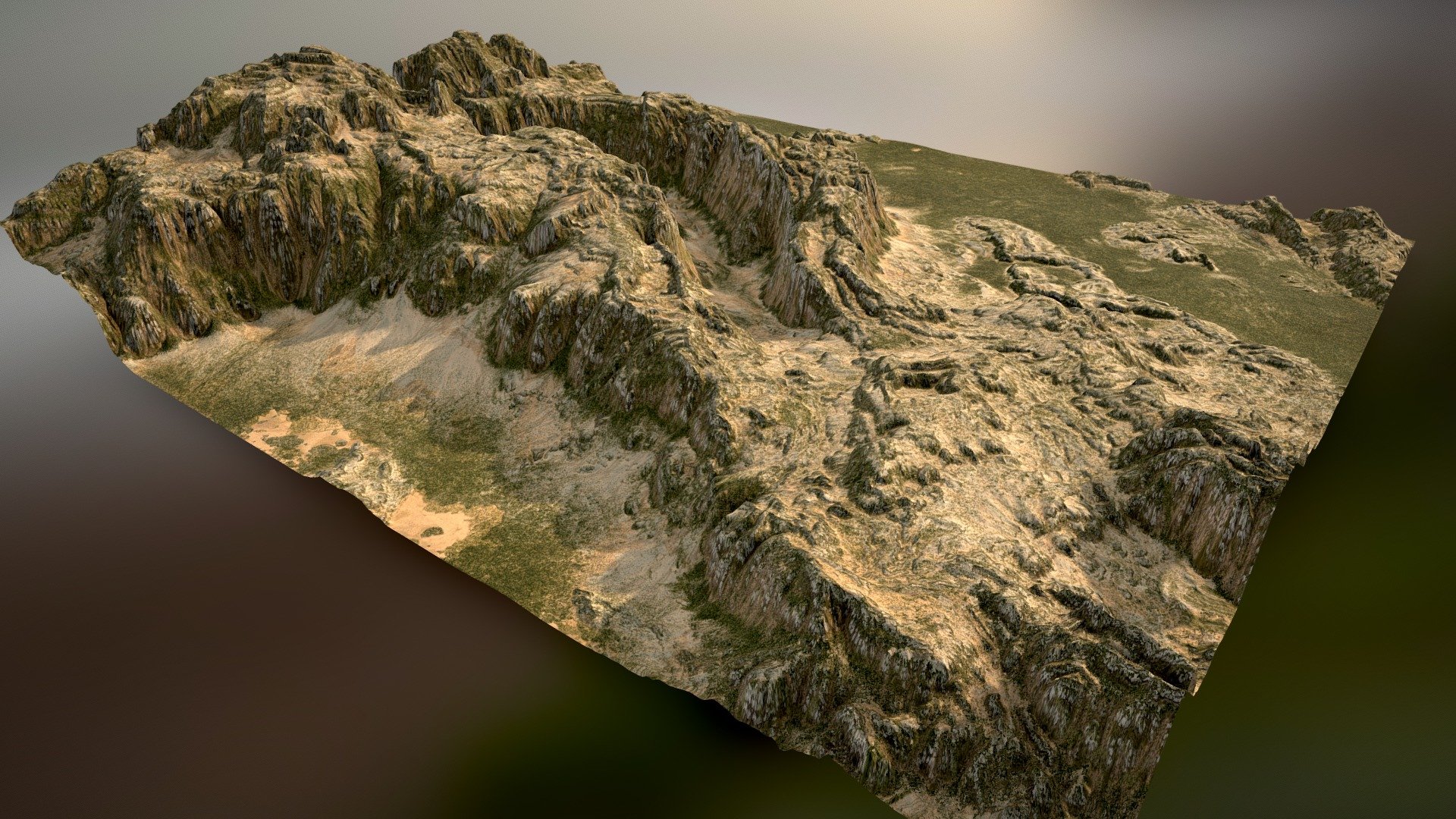 Winding Chasm Badlands - Dry - Buy Royalty Free 3D model by taber.noble ...