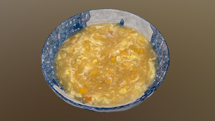 Emma's Chinese Corn Soup 3D Model