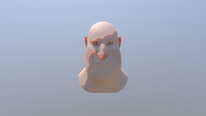 Big Baby man 3D Model