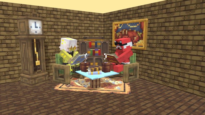 Book gatherings 3D Model