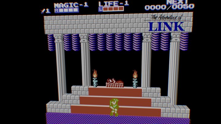 Zelda II: The Adventure of Link 3D Model