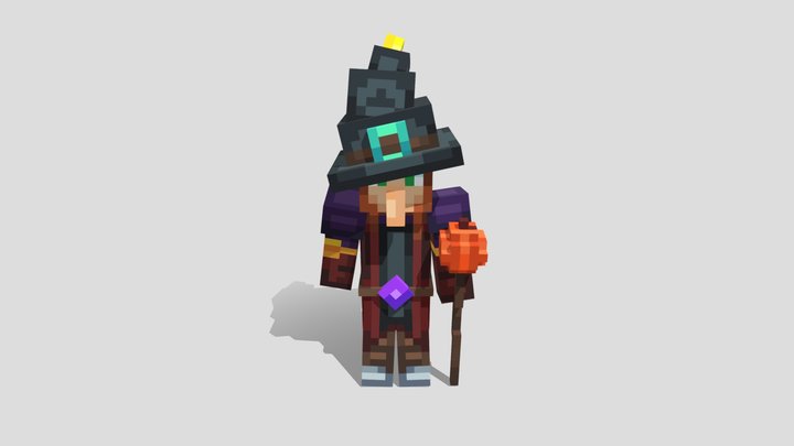 Witch NPC 3D Model
