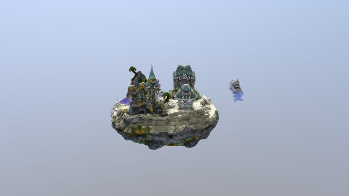 Summer Island Hub/Spawn 3D Model