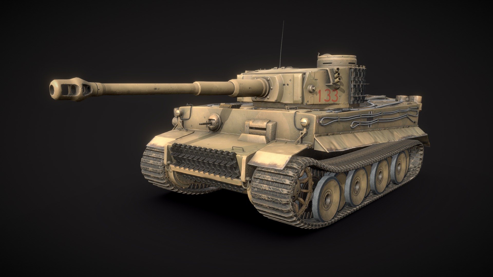 Tiger-tank 3D models - Sketchfab