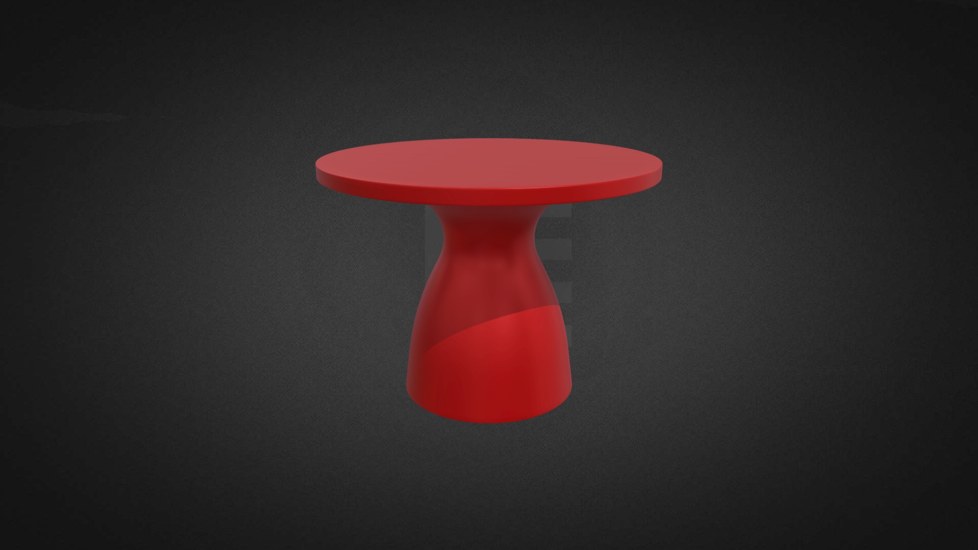 3D model Flut Coffee Table Hire - This is a 3D model of the Flut Coffee Table Hire. The 3D model is about a red plastic cup.