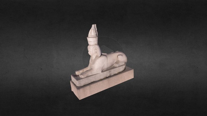 Sphinx on the University Embankment 3D Model