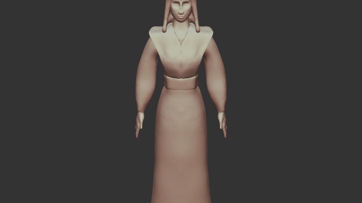 Mulan 3D Model
