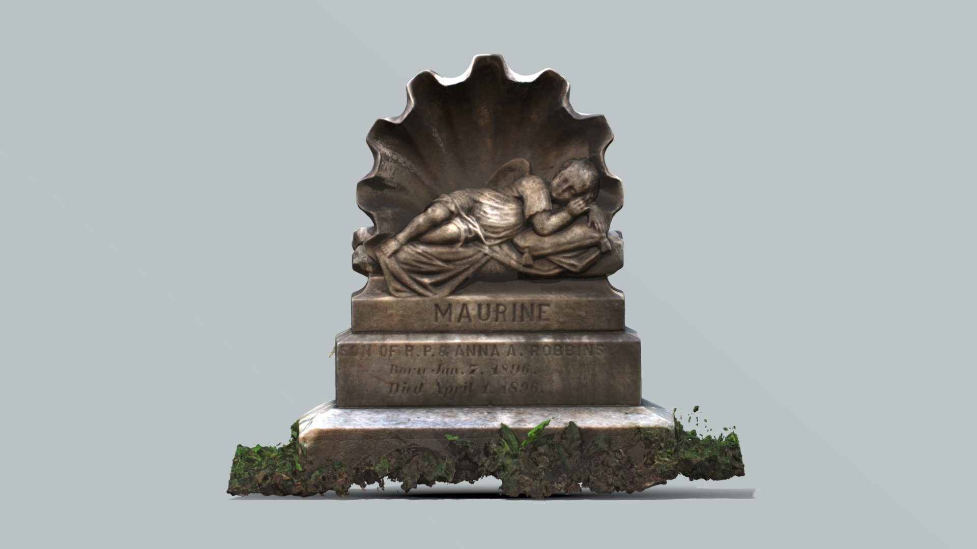 Maurine Headstone in Oakland Cemetery
