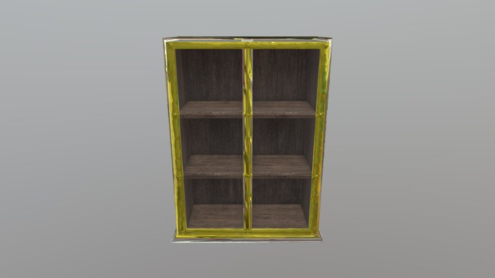 Basic Fantasy Bookshelf 3D Model