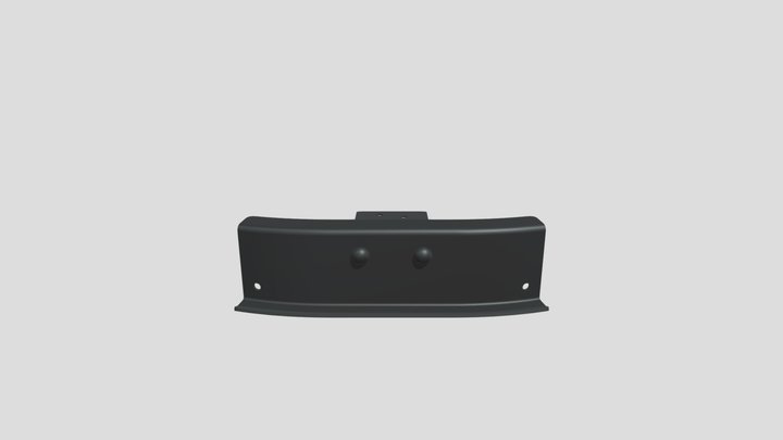 アークS60｜横葺用 先付 雪止金具 3D Model