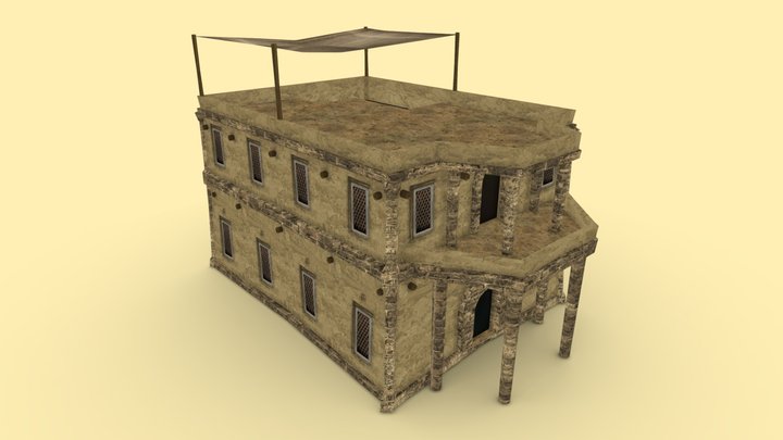 Desert House 3D Model