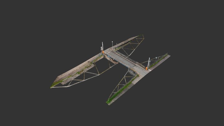 Pont tournant avant rénovation - Vendenheim 3D Model
