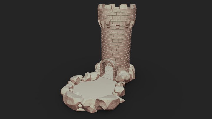 Dice Tower printable 3D Model