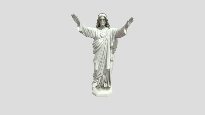 jesus abencoando 3D Model