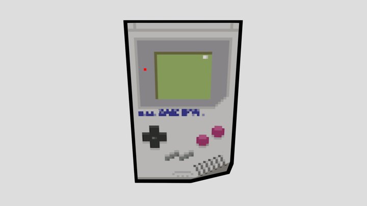 Gameboy 3D Model