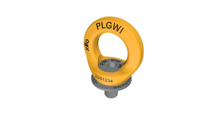 pewag PLGWI-PSA Fall protection M16 3D Model