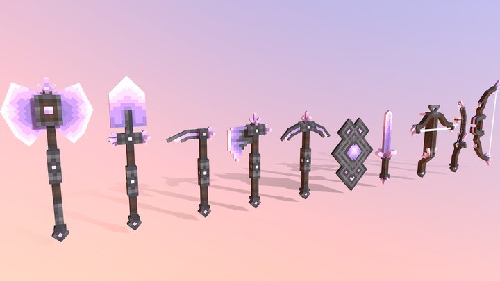 Amethyst Pack / on McModels.net 3D Model