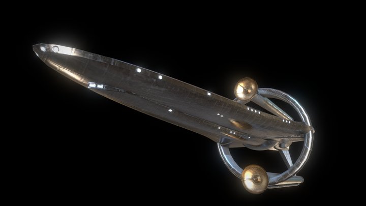 Exploration Vessel 3D Model