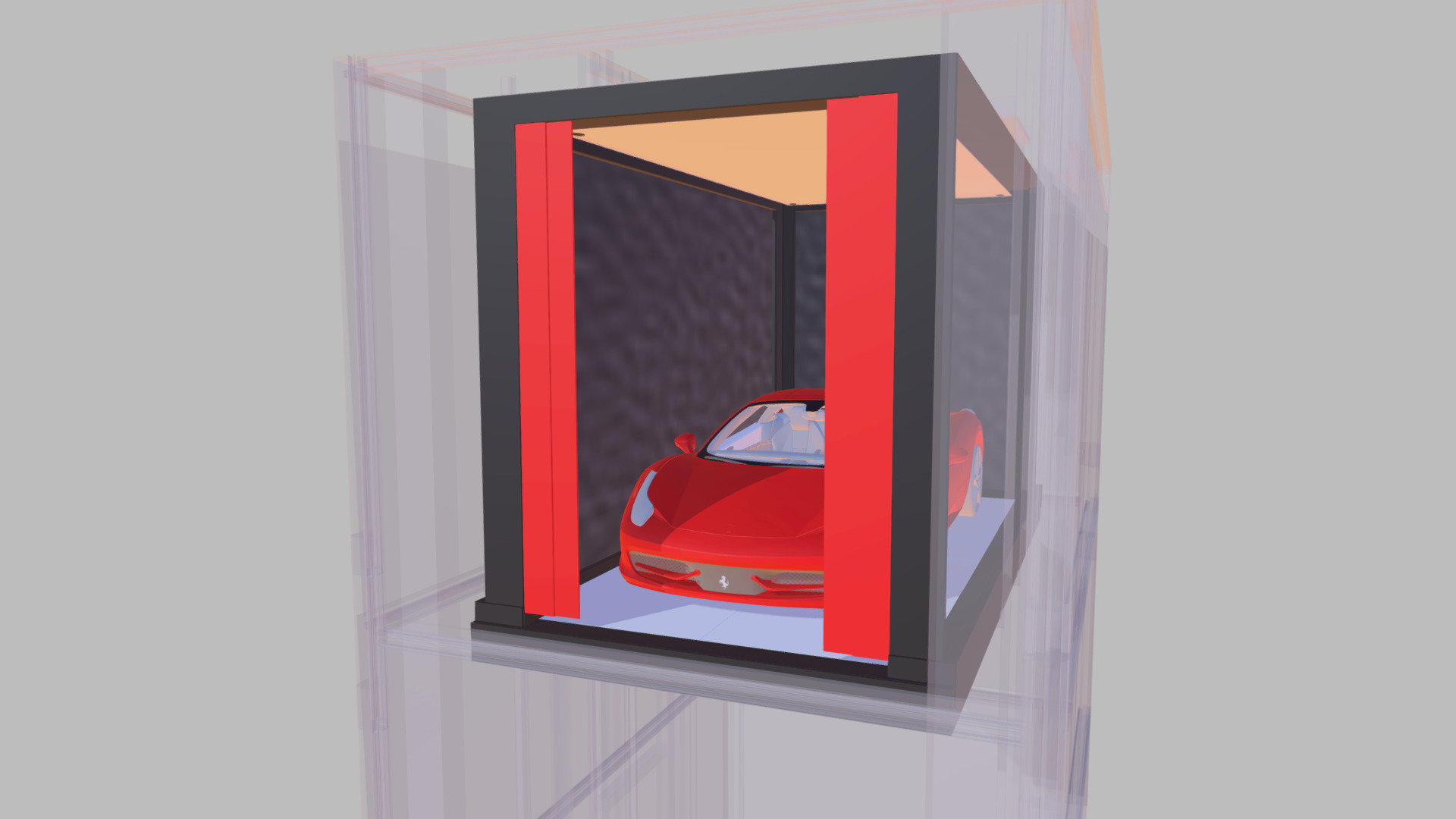 Car Elevator Wall (RITA - Dark Grey) - 3D Model By Kairoselevator ...