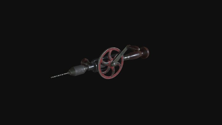 Millers falls drill N980 - Game asset pipeline 3D Model