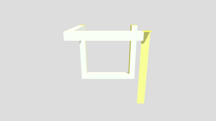 Colored Box One 3D Model