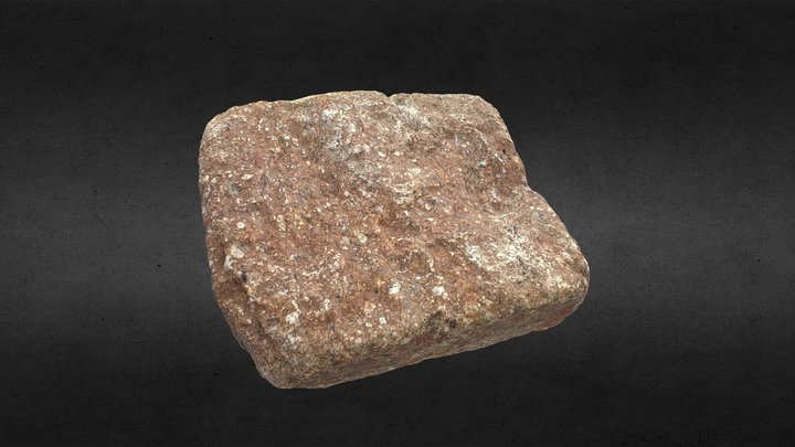 Square rock 3D Model