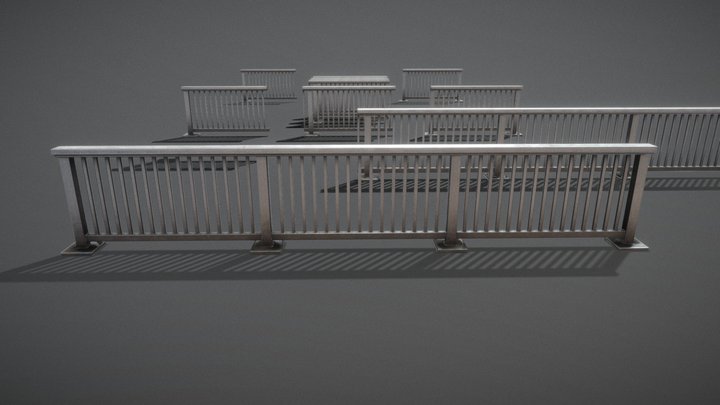 Bridge-railing 3D models - Sketchfab