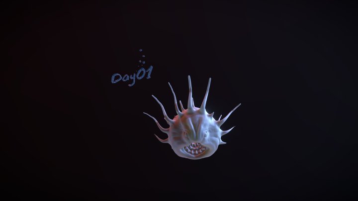 Day 01 - Deep Sea - SculptJanuary 2019 3D Model