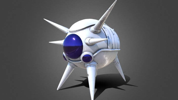 Namek Spaceship 3D Model