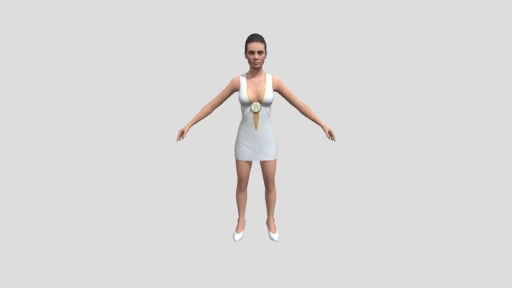 Woman (White Dress) 3