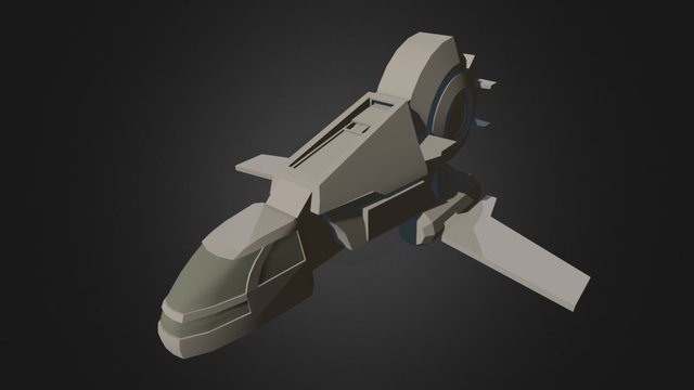 90-ARKM-N60 "Adler" Rheinland Very Heavy Fighter 3D Model
