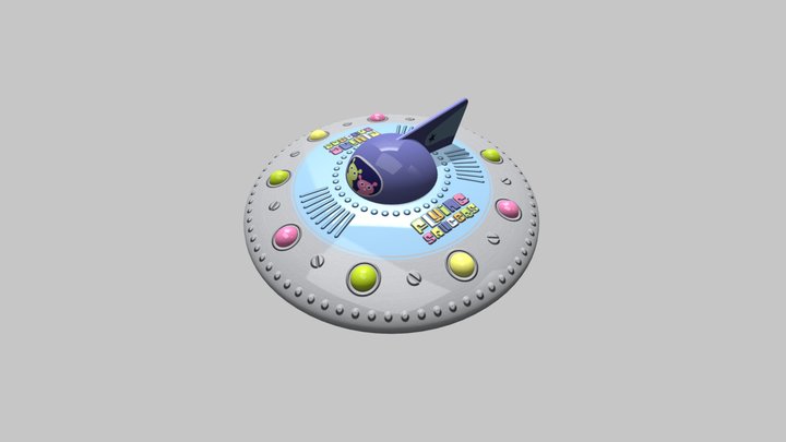 UFO Tin 3D Model