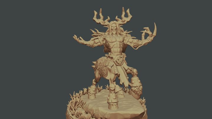 Cenarius-3d printable miniature 3D Model