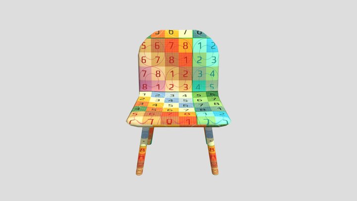 Chair UV 3D Model