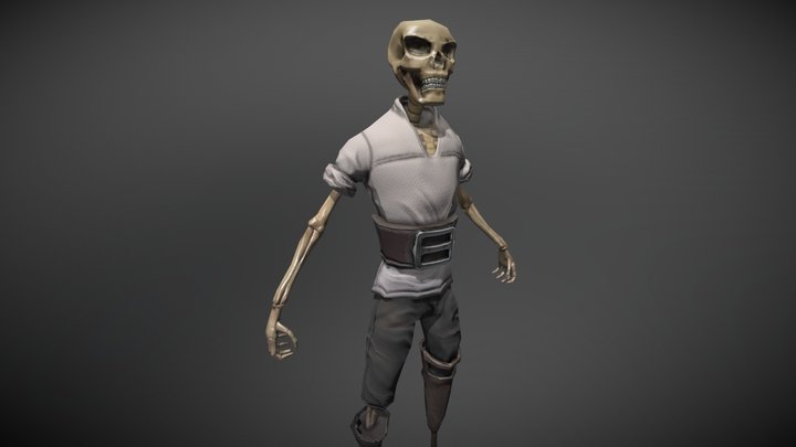 Skeleton t pose 3D Model