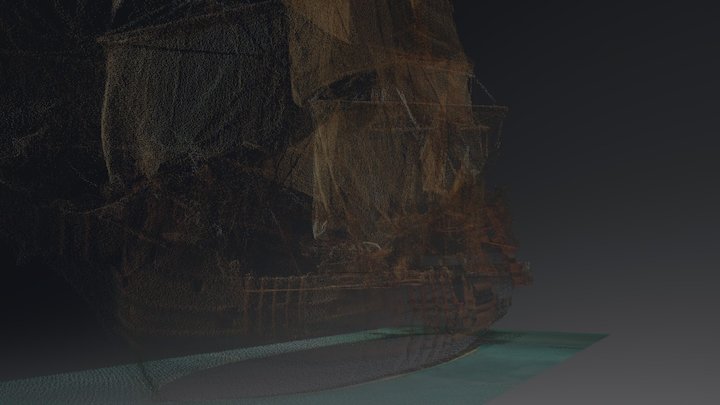 Spanish Ship - Ayala Musuem Manila 3D Model