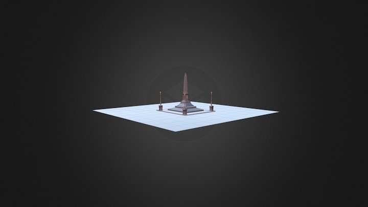 Obelisco (Maya3D) 3D Model