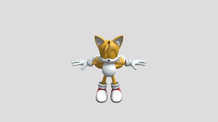 P-Balloon Progress: Tails belly Pumping Up 3D Model