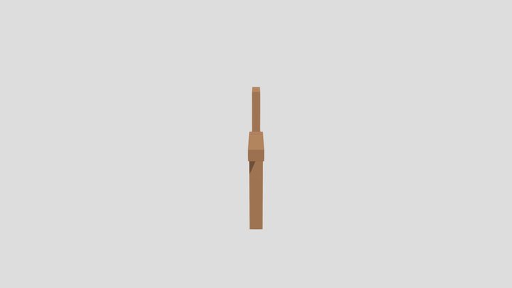 squid game rope arman craft free 3D Model